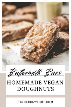 Recipe for Old-Fashioned Vegan Buttermilk Bar Donuts Vegan Sour Cream Donut, Vegan Cake Donut Recipe, Vegan Stand Mixer Recipes, Vegan Old Fashioned Donut Recipe, Healthy Vegan Desserts Clean Eating, Vegan Air Fryer Donut Recipes, Vegan Donut Holes, Vegan Monkey Bread, Vegan Sweets Recipes