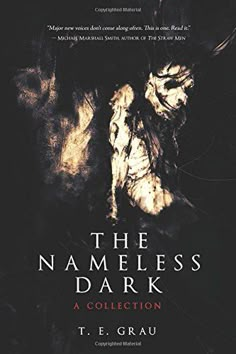 the nameless dark book cover with an image of a man's face on it