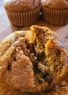 a muffin that has been cut in half