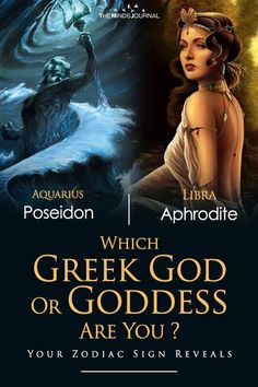 the cover to which greek god or goddess are you?