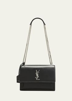 Get free shipping on Saint Laurent Sunset Medium Monogram YSL Crossbody Bag at Bergdorf Goodman. Shop the latest luxury fashions from top designers. Yves Saint Laurent Sunset Bag, Saint Laurent Sunset Bag, Ysl Sunset Bag, Saint Laurent Crossbody Bag, Ysl Crossbody Bag, Kate Bags, Structured Bag, Design Bags, Popular Bags