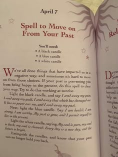 Letting Go Witchcraft, Good Spells Magic, Positive Energy Spell, Moving On Spell, Healing Spells Witchcraft, Practical Magic Style, Witchcraft Spells For Beginners, Spells For Beginners