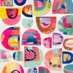 Canvas Elements, Mc Ideas, Paper Shape, Shape Collage, Modern Graphic Art, Paper Collage Art, Art Appliqué, Artsy Style, Color Collage