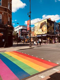 #raimbow #camdentown #london #freedom #lgbtq Camden Town Aesthetic, London Core, Enfield Town, Uk Aesthetic, London Neighborhoods, Camden Market, London Holiday, Camden London, London Dreams