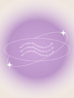 an abstract purple background with white stars and a quote from the book be yourself, much as we are