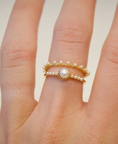 Cincin Diy, Blue Aquamarine Ring, Gold Diamond Wedding Band, Handmade Wire Jewelry, Beaded Rings, Gold Jewelry Fashion, Girly Jewelry, Stylish Jewelry, Beaded Jewelry Diy