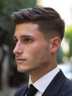 Fashion: #fashion, #style, #outfitinspiration, #beauty Old School Hairstyles, Caesar Cut Men, Army Haircut, Zayn Malik Hairstyle