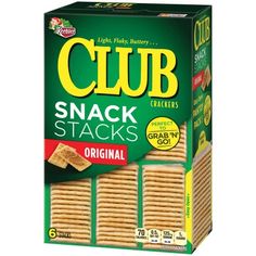 a box of crackers that are stacked on top of each other