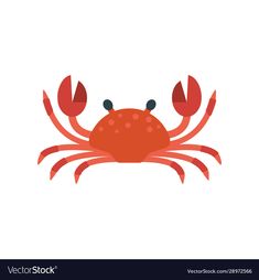 a crab with two claws on its back