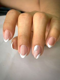 Wedding Guest Nails Ideas Almond, Ombre French Nails, Molde F1, Cute Simple Nails, Subtle Nails, Nagel Tips, Simple Gel Nails, Basic Nails, Short Acrylic Nails Designs