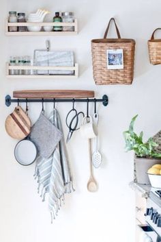 the kitchen is clean and ready to be used as a place for cooking or baking