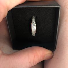 Brand New Tungsten And Meteorite Ring, I Bought It For My Husband And It Got Lost In The Mail, Purchased A Second Ring To Replace It And Now I Can’t Return Either. Size 9.5. Meteorite Ring, Mens Accessories Jewelry, My Husband, And Now, I Can, Mens Accessories, Lost, Brand New, Ring