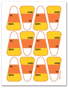 orange and yellow traffic cones with numbers on them