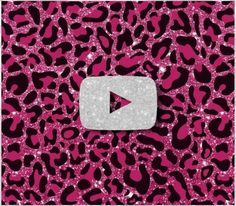 a pink and black leopard print background with the words,'i love you '