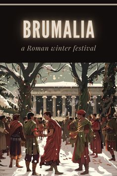 the cover of brumalia, a roman winter festival