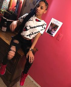 Pinterest: @Damnlolaa✨ Champion Outfit, Birthday Outfit For Teens, Outfit For Women, Birthday Girl Outfit, Ideas Birthday, Cute Swag Outfits