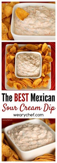 the best mexican sour cream dip recipe