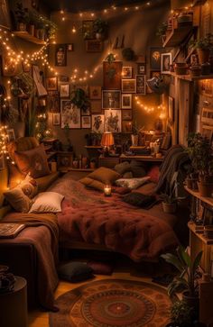 Charming Bedroom, Dark Cozy Bedroom, Cozy Scandinavian, Cozy Bohemian, Cabin Retreat, Chill Room, Bedroom Bliss, Bedroom Decor Cozy