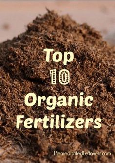 top 10 organic fertitors