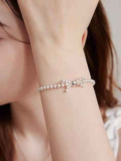 Composition : 925 Silver, Swarovski PearlColor : SilverCountry of Origin : KOREA 925 Silver Bracelet, Swarovski Pearls, Women Accessories Jewelry, 925 Silver, Silver Bracelet, Jewelry Bracelets, Jewelry Accessories, Composition, Women Accessories