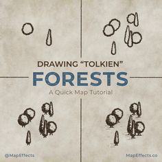 drawing tolien's forests a quick map tutor