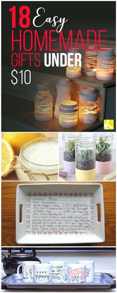 an image of homemade gifts under $ 10