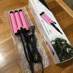 25mm Temperature Adjustable Made Of Tourmaline Ceramics Heat Up Quickly New Without Tags Heated Hair Rollers, No Heat Hair Curlers, Hair Curling Iron, Mini Hair Straightener, Ceramic Brush, Rotating Curling Iron, Curling Wand Set, Hot Rollers Hair, No Heat Hairstyles