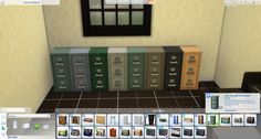 Mod The Sims - Storable File Cabinets Home Office Study, File Cabinets, Electronic Art, Cut And Paste, Sims 4 Cc, The Sims, Filing Cabinet