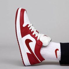 Air Jordan 1 Gym Red,Air Jordan 1 Sport Red,Sport Red Jordan 1,Gym Red Jordan 1,Air Jordan 1 Outfit Women Sneak Attack, Red Jordans, Nike Air Jordan 1 Low, Nike Air Shoes