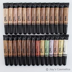 * 3 BRAND NEW L.A GIRL HD PRO CONCEALER "PICK YOUR 3 COLORS" * Crease-resistant, opaque coverage in a creamy yet lightweight texture. The long-wearing formula camouflages darkness under the eyes, redness and skin imperfections. Provides complete, natural-looking coverage,evens skin tone, covers dark circles and minimizes fine lines around the eyes. This blendable and buildable formula provides the ultimate, customizable coverage. This must-have concealer includes a soft brush-tip for easy applic Concealer Pencil, Maquillage On Fleek, Alat Makeup, Pro Concealer, Covering Dark Circles, Skin Imperfection, Cream Concealer, La Girl, Even Out Skin Tone