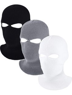 Winter Balaclava, Ski Masks, Winter Face Mask, Winter Face, Knitted Balaclava, White Mask