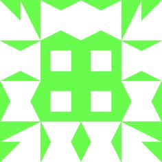 an abstract green and white design with squares, rectangles, and triangles in the center