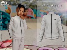 The Sims Resource - Sims 4 - Clothes - WisteriaSims - For children - Milo Sport TrackSuit (Top V1) Sims 4 Cousin Mod, Traits Cc Sims 4, Sims 4 Kid Cc Boy, Children Cc Sims 4, Sims 4 Boy Clothes, Sims 4 Children Cc, Ts4 Kids, Cc Eyes, Sims 4 Cc Eyes