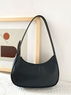 Bag For Love - Minimalist Baguette Bag - Women Shoulder Bags Product Description Color Black Pattern Type Plain Style Fashionable Bag Size Small Quantity 1 piece Magnetic No Type Baguette Bag Composition 100% Polyurethane Material PU Leather Size Chart INCH CM Size Bag Width Bag Height Bag Length one-size 2.4 5.5 9.4 Size Bag Width Bag Height Bag Length one-size 6 14 24 Similar Products h2 { text-align: center; } .red-box { width: 100%; display: flex; flex-direction: row; flex-wrap: wrap; justif Bags Wishlist, Aesthetic Bags, Pink Shoulder Bag, Trendy Shoulder Bag, Plain Style, Bags Aesthetic, Baguette Bag, Pretty Bags, Church Decor