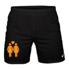 Lesbian Love Football Shorts