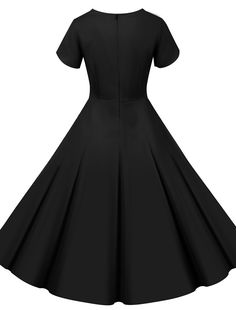 Costume A-Line Dress Tea Dress Rockabilly Audrey Hepburn Women's Adults' Cosplay Costume Halloween Party / Evening Homecoming Dress 1950s Prom, 1950s Prom Dress, Rockabilly Dress, Costume Halloween, Costume Dress, Dress Party, Homecoming Dress, Tea Dress, Audrey Hepburn