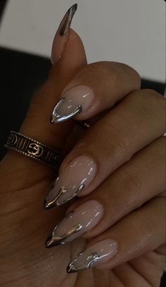 Dream Nails, Short Acrylic Nails, Chrome Nails