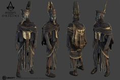 an image of some ancient egyptian armor set up for use in video games or movies