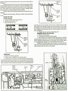 an instruction manual on how to use the machine