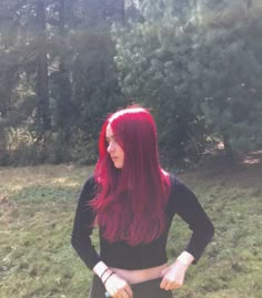 Long Dyed Hair, Straight Red Hair, Red Hair Tips, Fire Red Hair, Red Balayage Hair, Cool Hair Designs, Girls With Red Hair