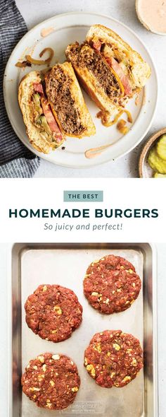 the best homemade burgers so juicy and perfect they are made in less than 30 minutes