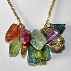 Collar Hippie, Necklace Fancy, Moss Aquamarine, Amethyst Jewelry, February Birthstone, Gems Jewelry, Bijoux Diy, Green Tourmaline, Sea Green