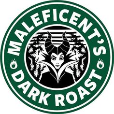 the dark roast logo is shown in black and white