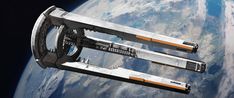 an artist's rendering of a space station in the middle of the earth,