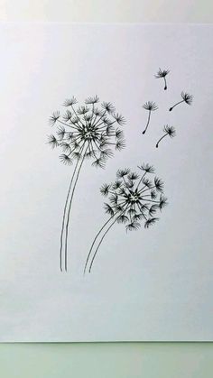 Easy Plant Doodles in 2022 | Flower drawing, Drawings, Dandelion drawing Easy Plant Doodles, Draw Dandelion, Tattoo Bouquet, Plant Doodles, Dandelion Drawing, Plant Doodle, Painting Flowers Tutorial, Doodle Art Flowers