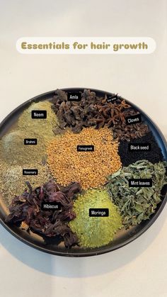 Essential powders and leaves to make your hair oil effective and potent!!   Base oil can be:  grapeseed oil (highly recommend) Extra virgin olive oil (recommend)   #haircare #hairgrowthproducts #ayurveda #ayurvedic #hairoil #girlboss #hairfeed Ayurveda Hair Oil, Ayurveda Hair, Herbs For Hair Growth, Ayurvedic Hair Oil, Ayurvedic Therapy, Herbs For Hair, Healthy Natural Hair Growth, Hair Growth Foods, Extreme Hair Growth