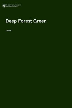 the cover of deep forest green, with an image of a tree in the background