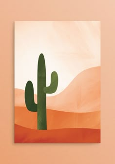 painting ideas easy simple on paper| painting ideas easy beginner Desert Wall Art, Desert Print, Southwestern Decor, Simple Canvas Paintings, Cactus Wall Art, Cute Canvas Paintings, Easy Canvas Art, Soyut Sanat Tabloları, Easy Canvas Painting