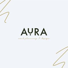 Aura Logo Concept logotix Branding Design Trends 2023, Aura Logo Design, Aura Logo, Events Logo, Best Logo Maker, Event Planning Logo, Corporate Event Design, Event Planning Template, Wordmark Logo