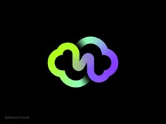 the logo for network cloud, which is designed to look like two interlocked circles